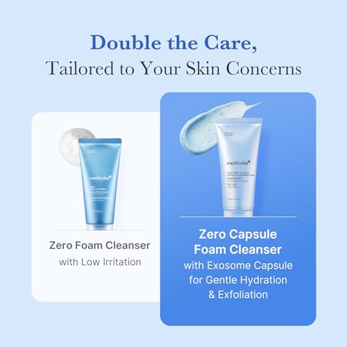 medicube Facial Cleanser Zero Pore Capsule Cleansing Foam, 4.23 oz