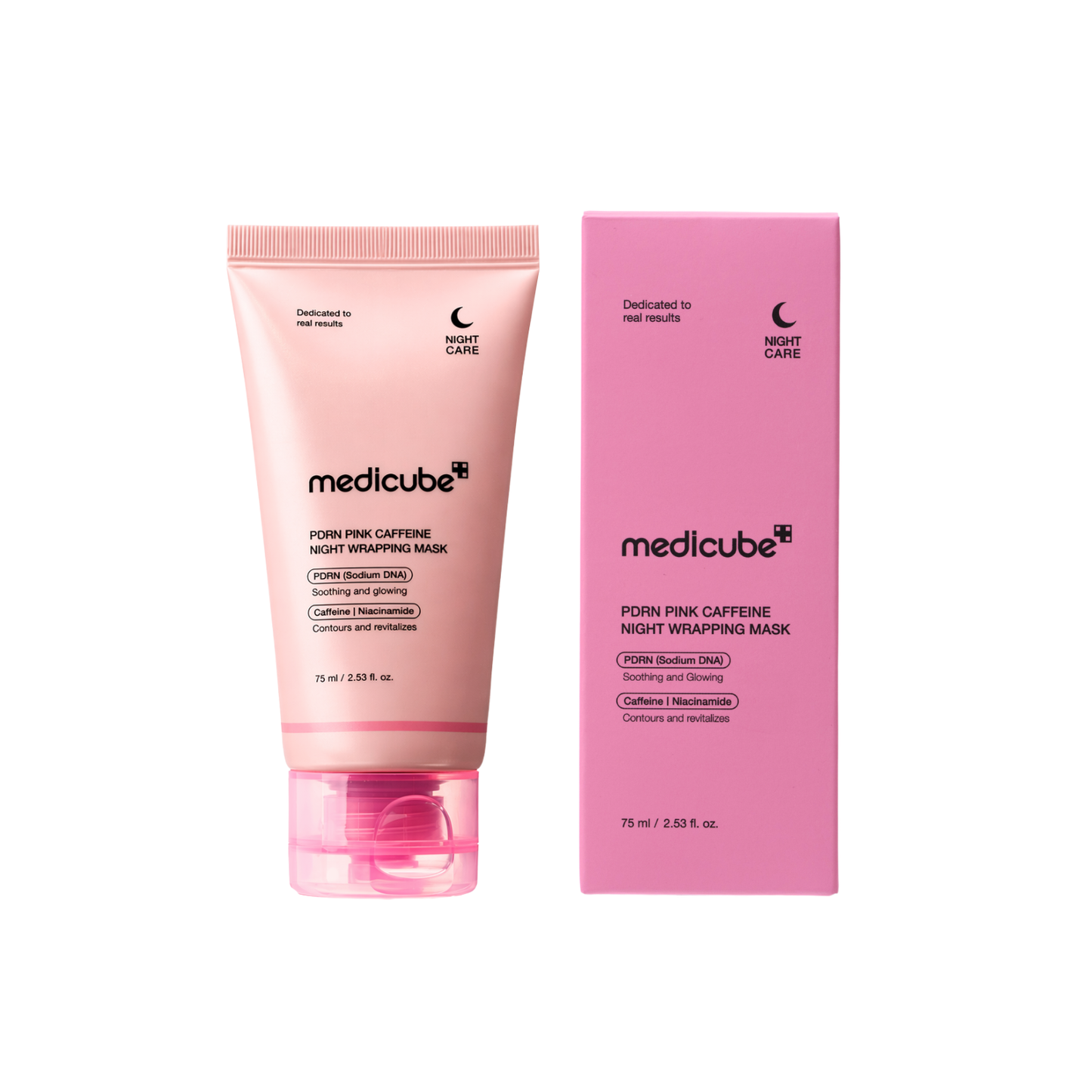 medicube Wrapping Mask PDRN Caffeine Overnight Peel Off Facial Mask