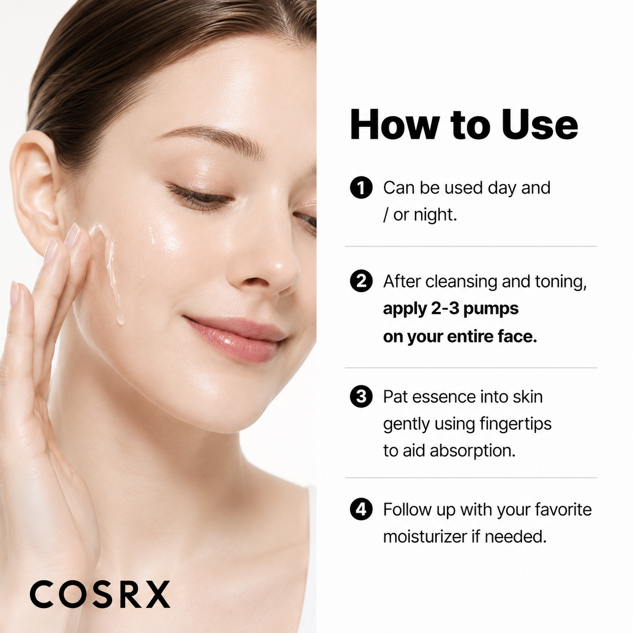 COSRX Snail Mucin 96% Power Repairing Essence 3.38 fl.oz 100ml