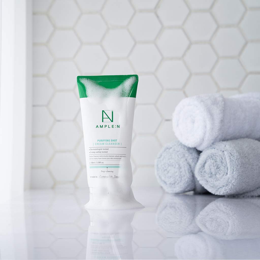 AMPLE:N Purifying Shot Cream Cleanser (5.07 Fl.Oz /150ml)