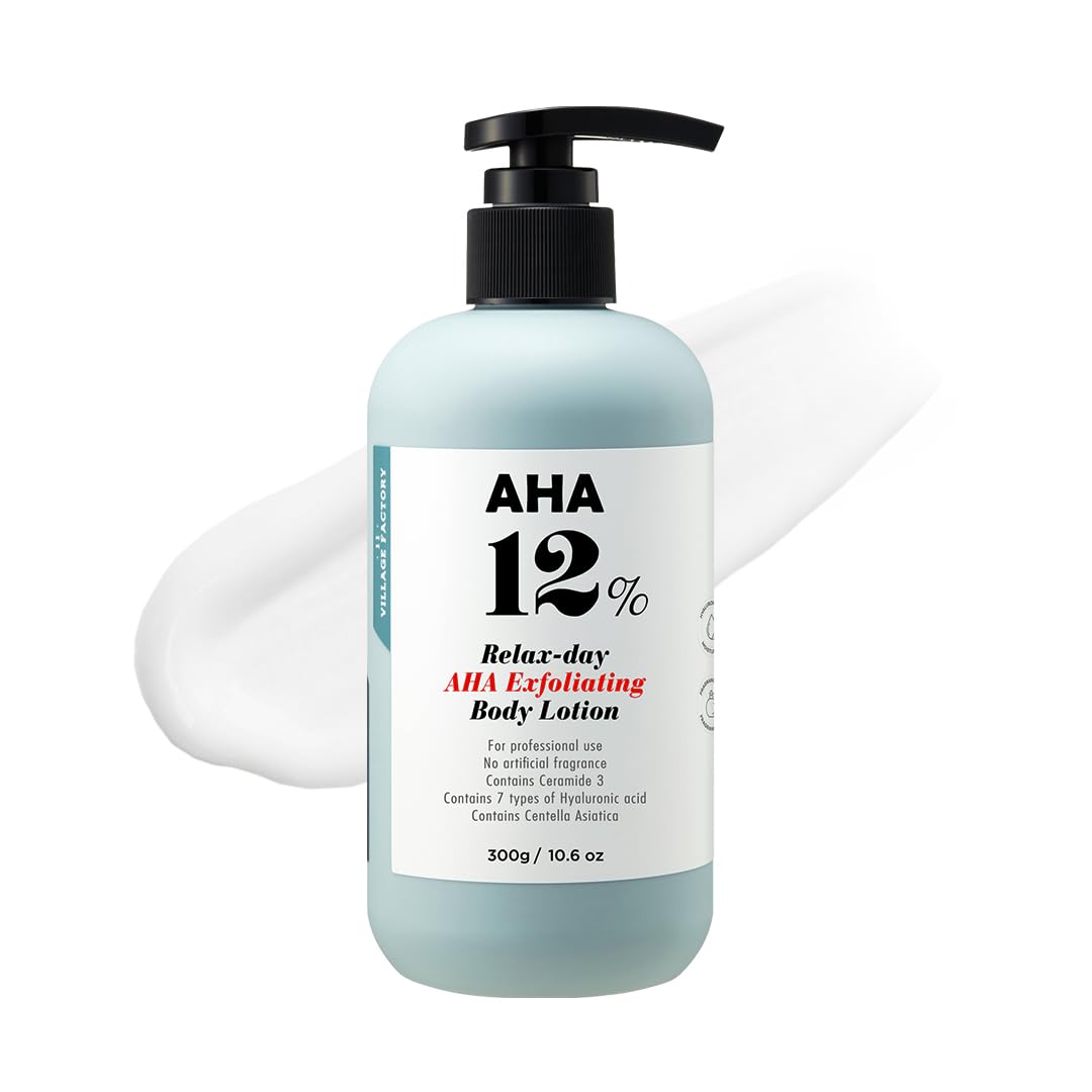 V11FACTORY AHA 12% Glycolic Acid Body Lotion 10.6 oz