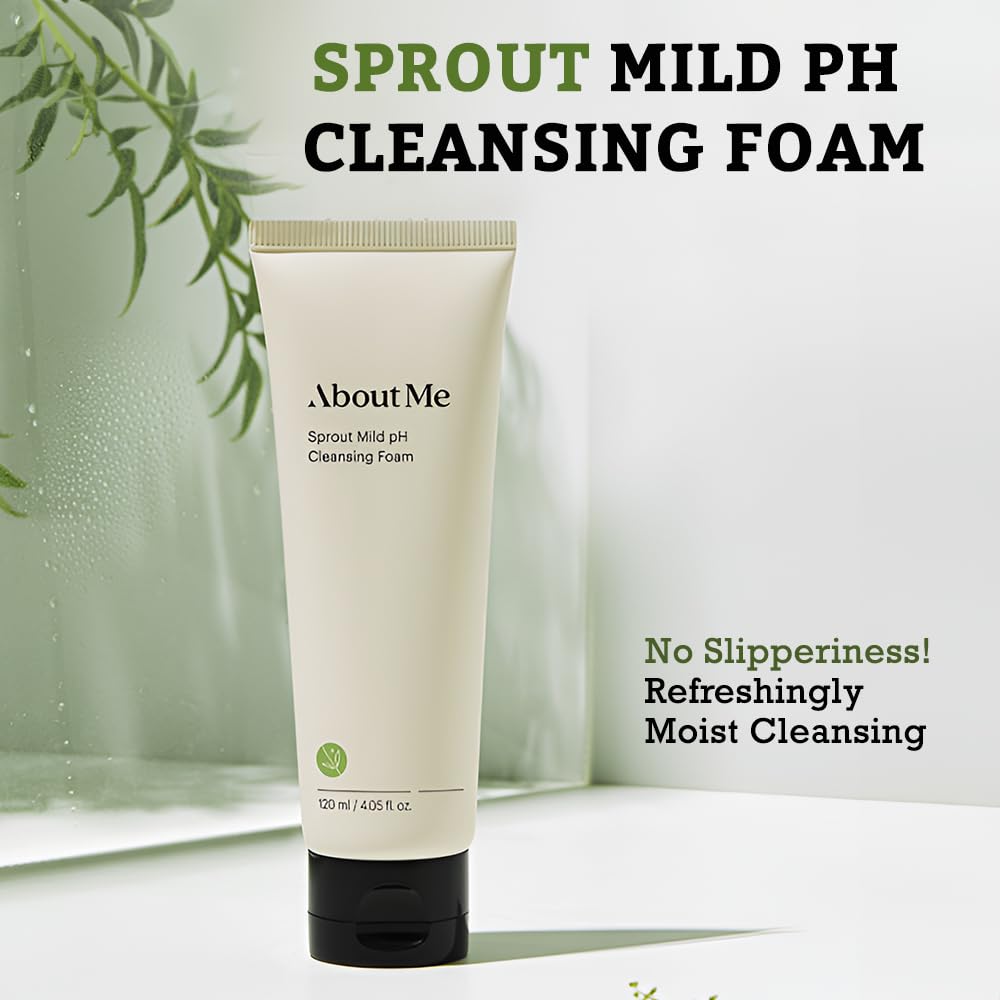 ABOUT ME Sprout Mild pH Cleansing Foam (4.05 Fl.Oz/120ml)