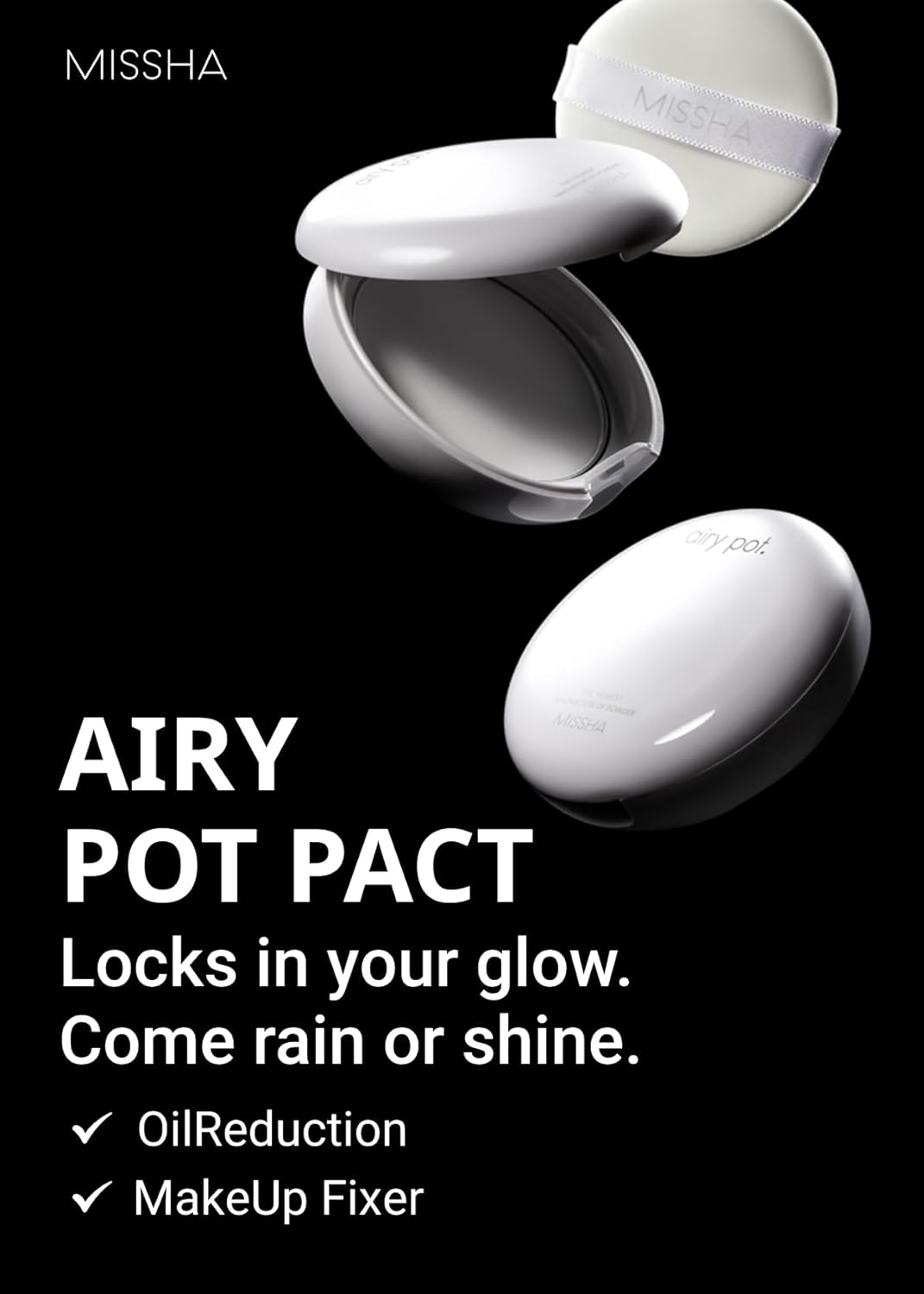 MISSHA Airy Pot Pressed Translucent Powder Pact 5g