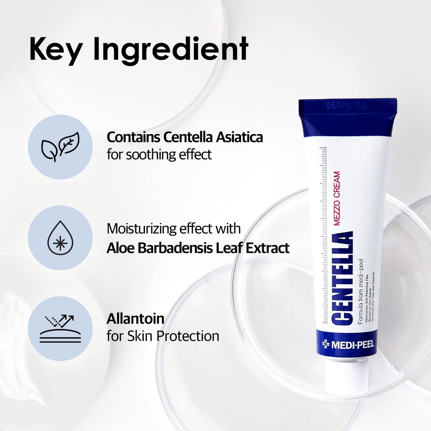 MEDI-PEEL Centella Mezzo Cream (1.01 Fl.Oz/ 30ml)