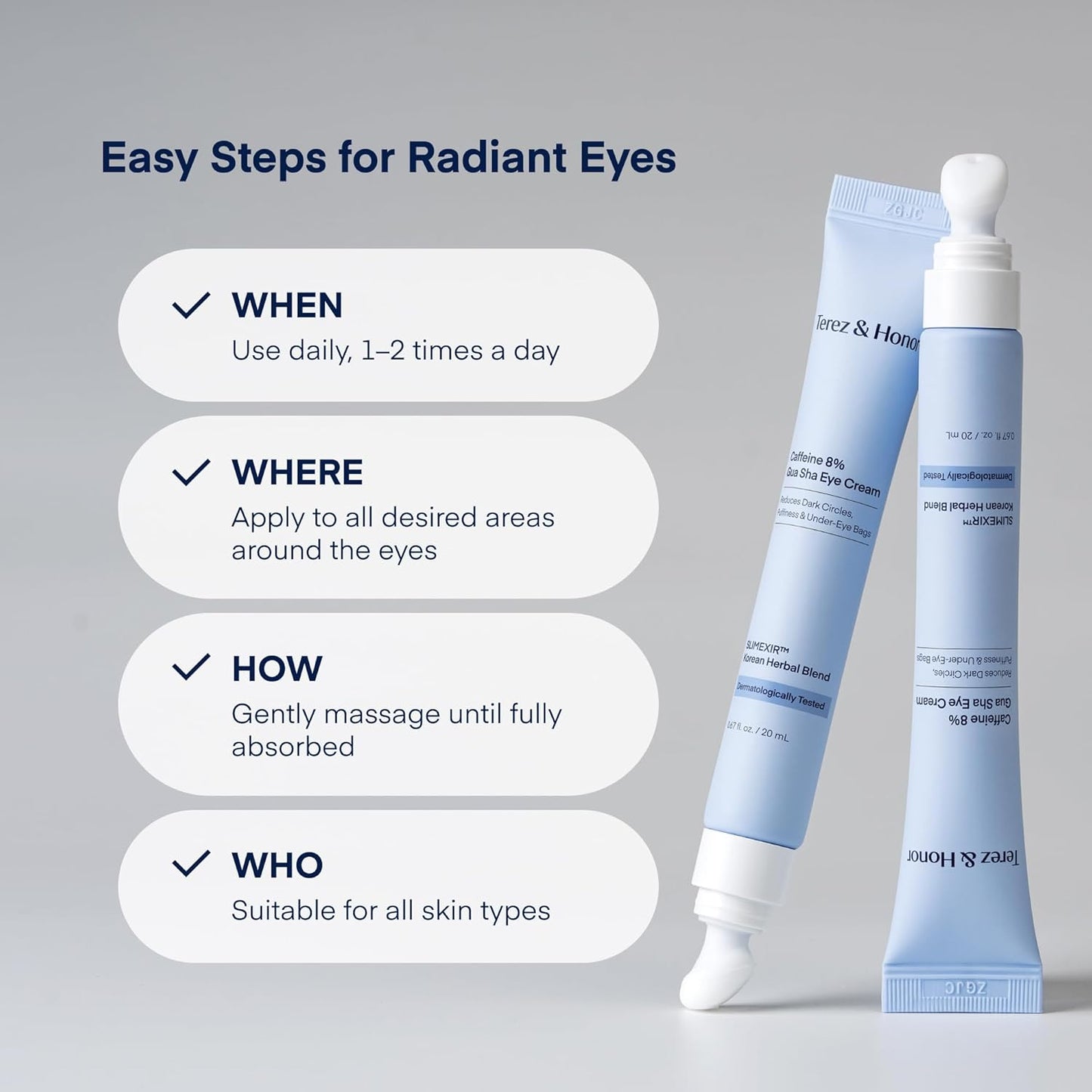 Terez & Honor 8% Caffeine Eye Cream
