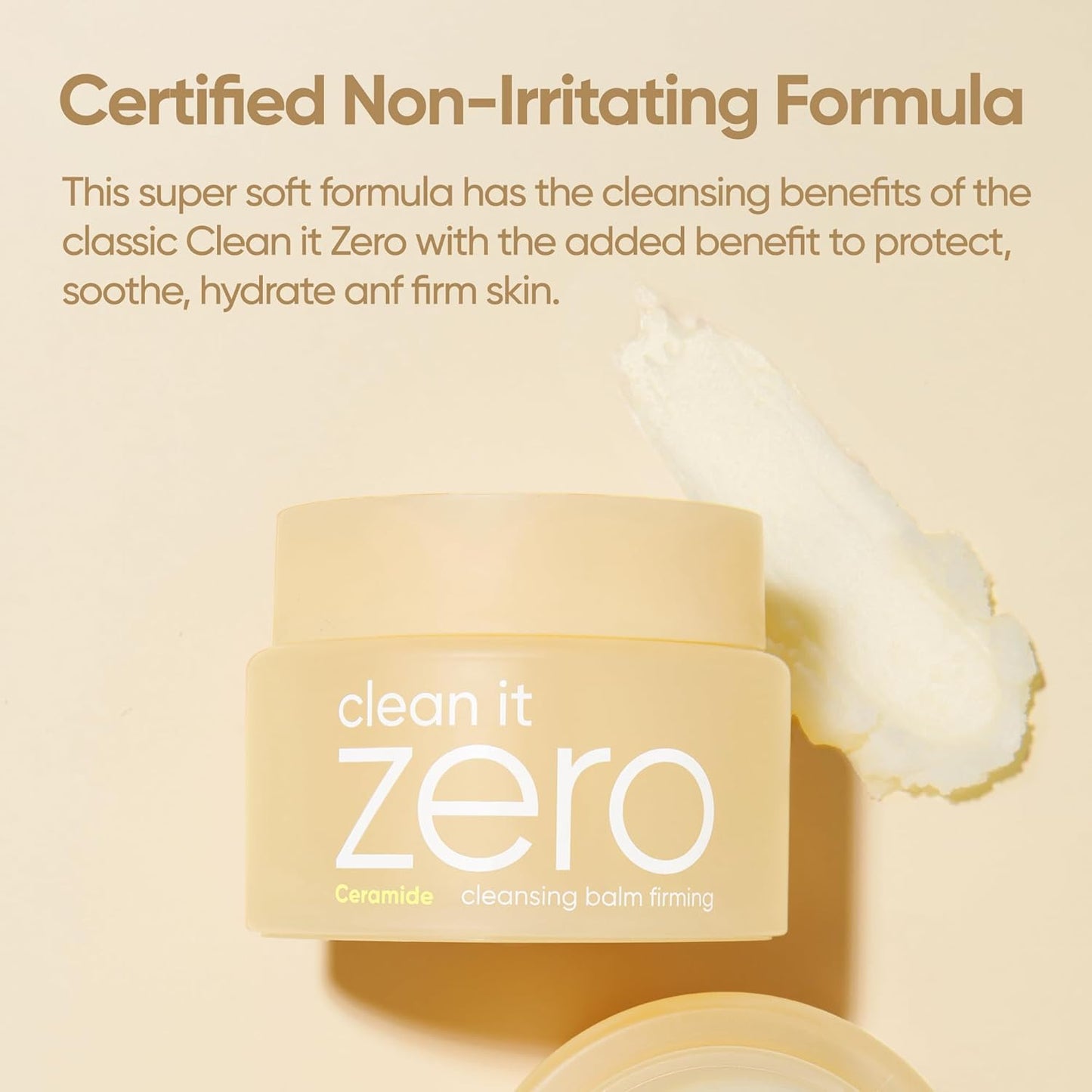 BANILA CO Clean it Zero Firming Cleansing Balm | Made with Moringa Ceramide and Panthenol (100ml/3.38 fl.oz)