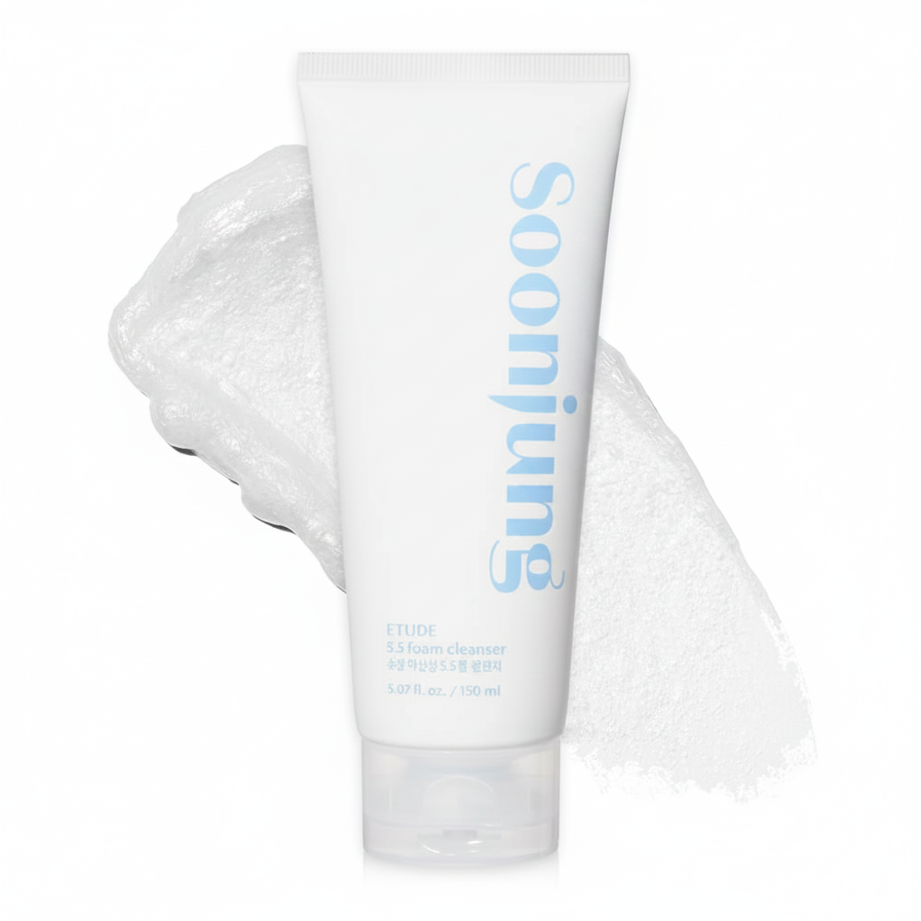 ETUDE SoonJung 5.5 Limpiador Facial en Espuma (5.07 fl.oz / 150ml)