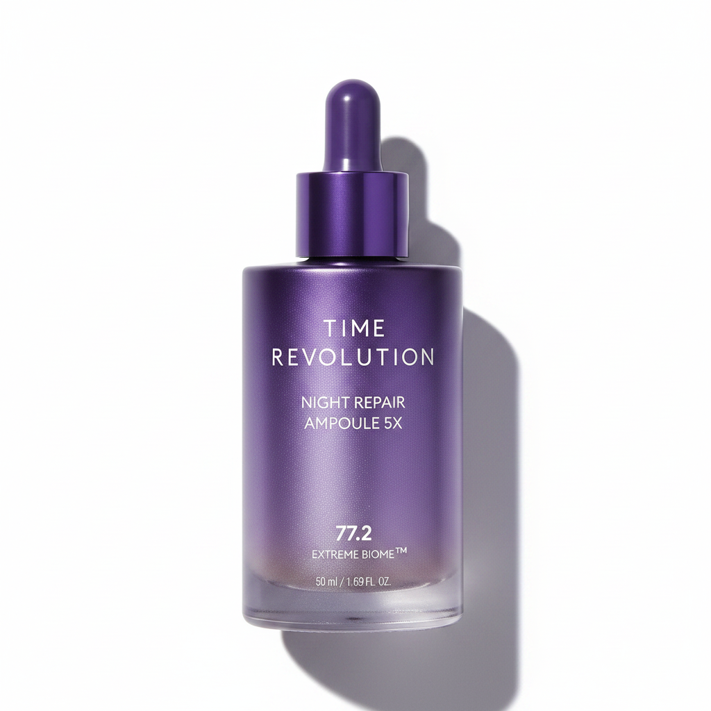 MISSHA Time Revolution Night Repair Ampolla de suero facial (5ta generación) (1.69 fl.oz/ 50 ml)