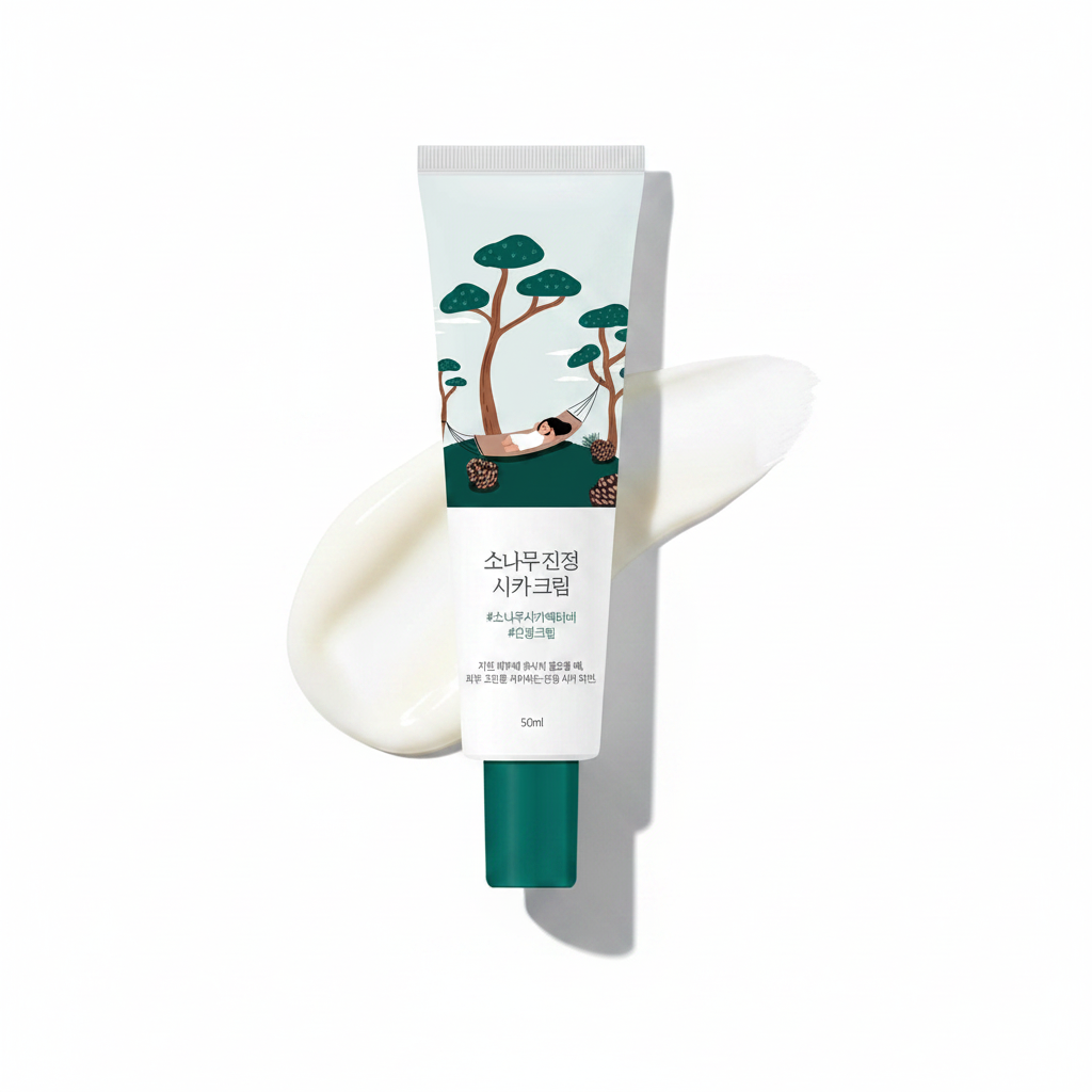 ROUND LAB Pine Calming Cica Cream (1.69 Fl.Oz/ 50ml)