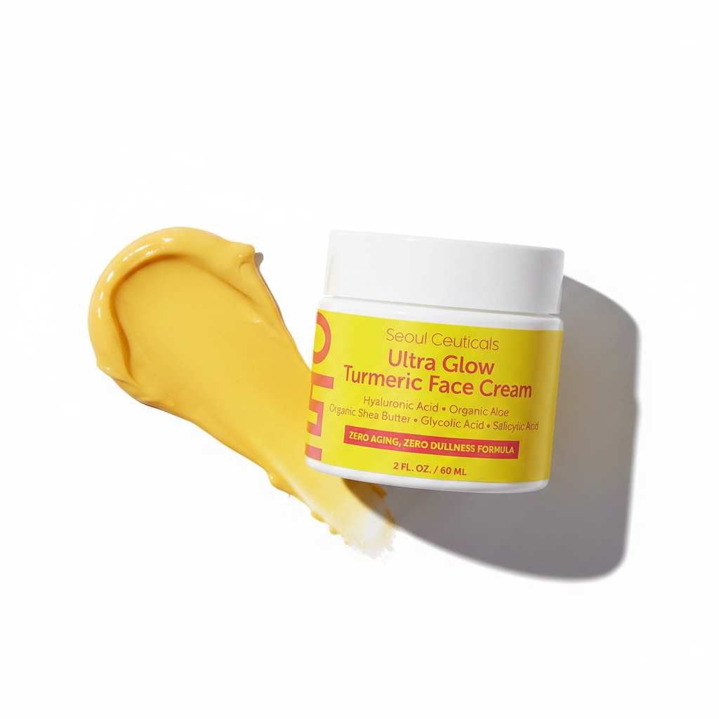 SeoulCeuticals Crema de Cúrcuma Coreana para el Cuidado de la Piel (2 fl oz/ 60 ml)