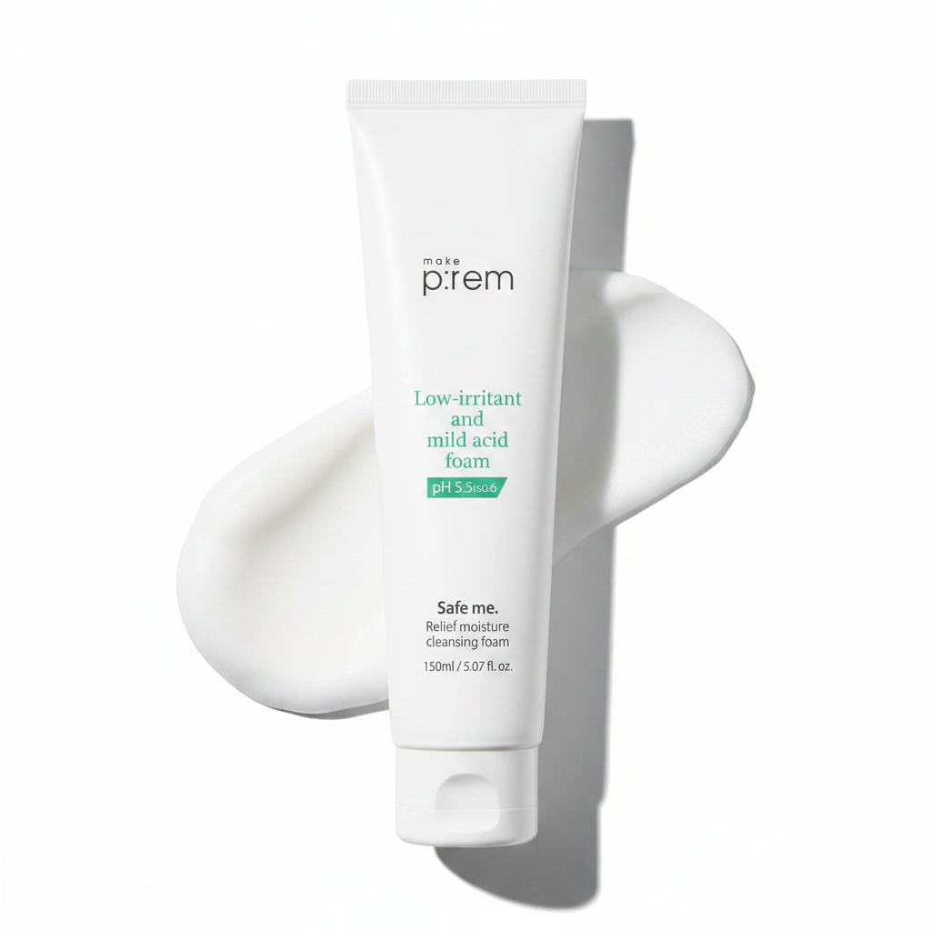 make p:rem Safe Me. Relief Moisture Cleansing Foam (5.07 Fl.Oz /150ml)