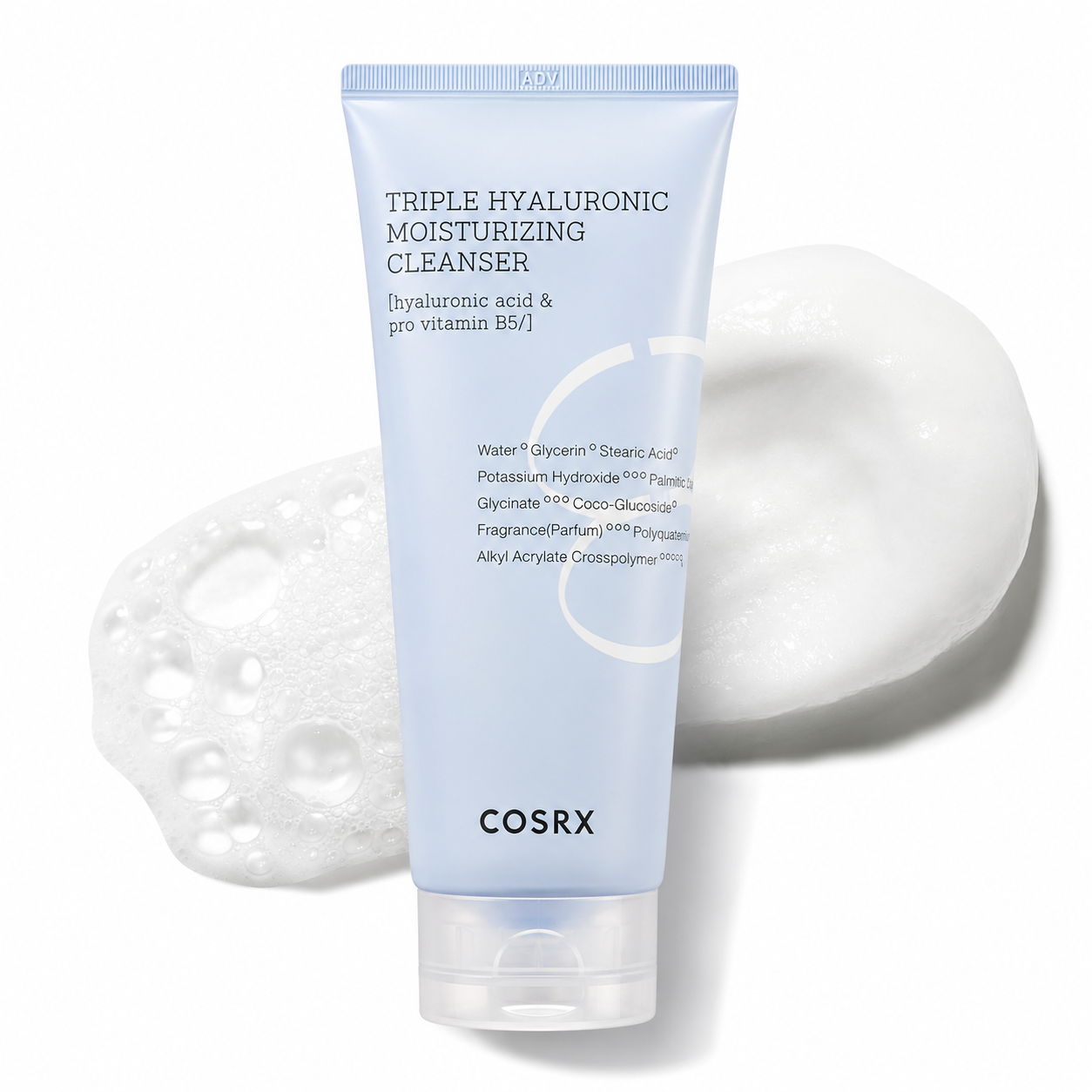 COSRX Hydrium Triple Hyaluronic Moisturizing Cleanser 5.07 fl.oz / 150ml