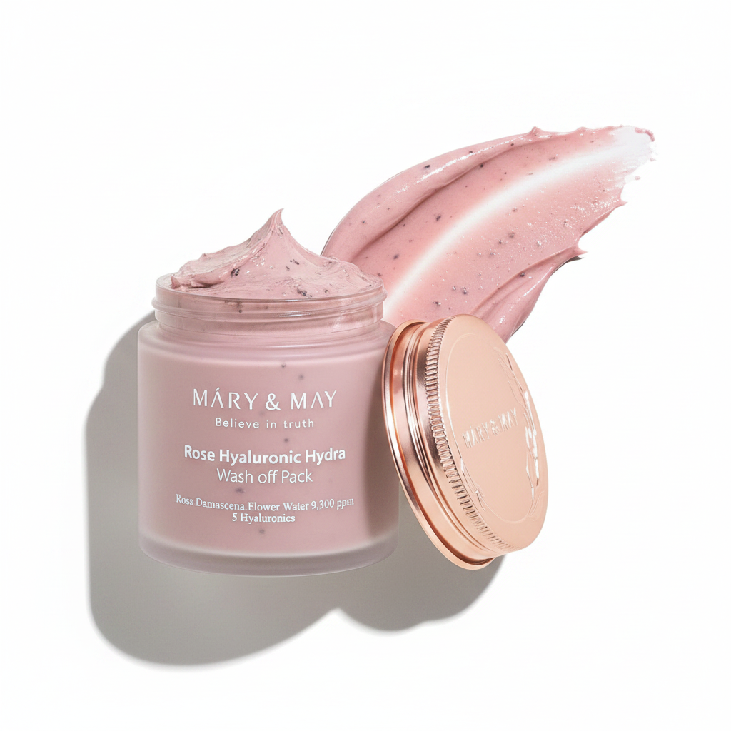 Mascarilla hidratante vegana de rosas y ácido hialurónico Mary&May