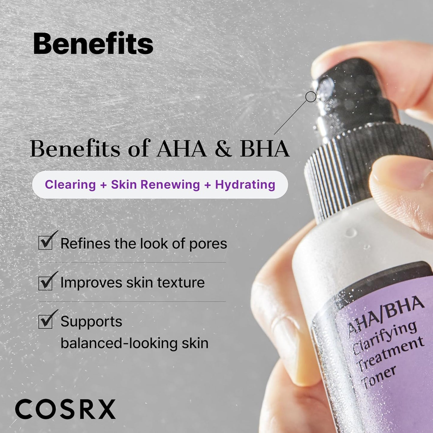 COSRX AHA/BHA Treatment Toner (5.07 fl.oz/ 150ml)