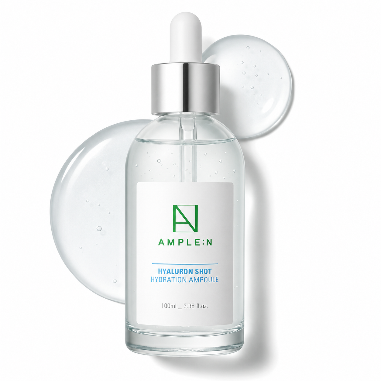 AMPLE:N Hyaluron Shot Hydration Serum (3.38 Fl.Oz/ 100ml)