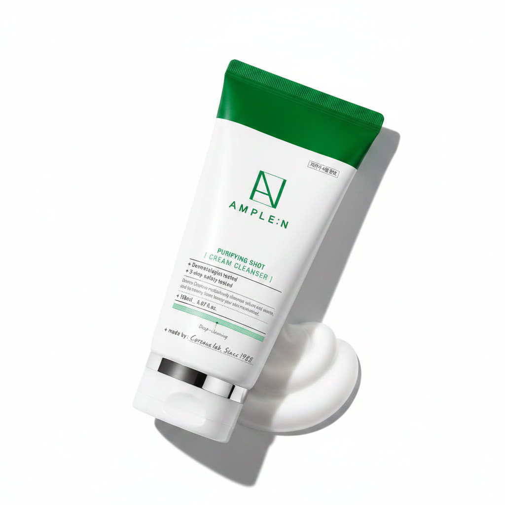 AMPLE:N Purifying Shot Cream Cleanser (5.07 Fl.Oz /150ml)
