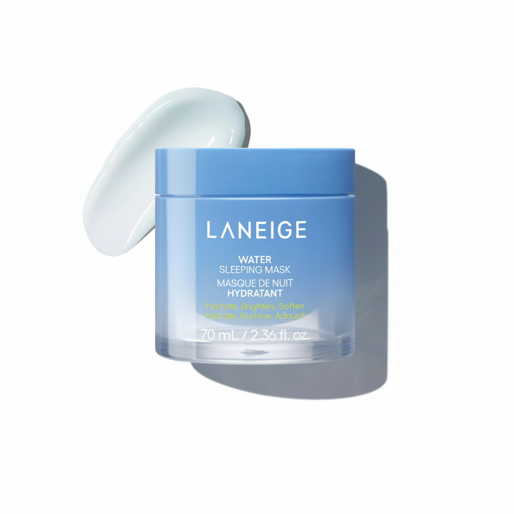 LANEIGE Water Sleeping Mask: Hydrating Korean Overnight Mask with Squalane & Probiotic-Derived Complex