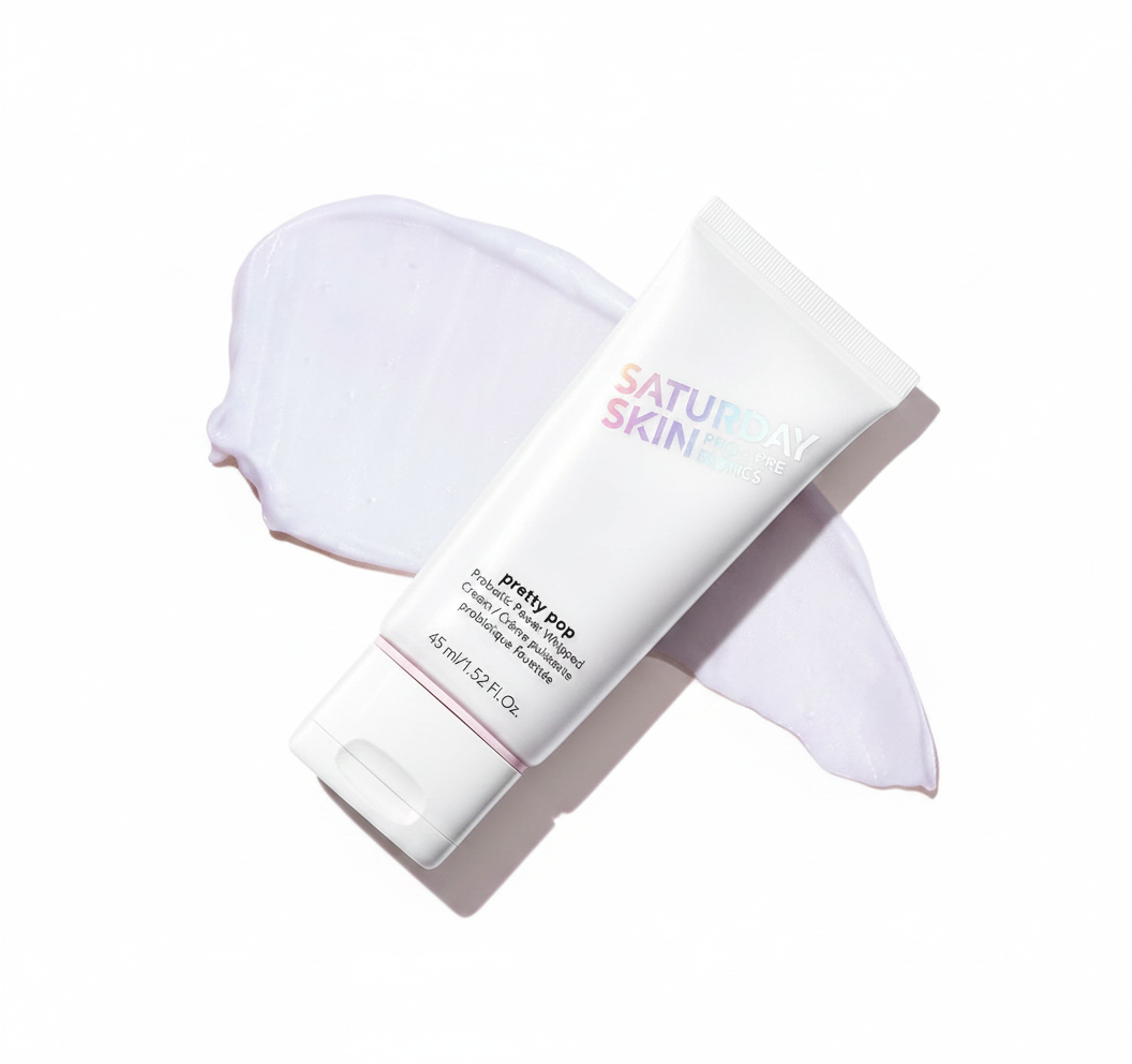 Saturday Skin Pretty Pop Prebiotics & Probiotics whipped Moisturizing Cream(1.52 Fl Oz)
