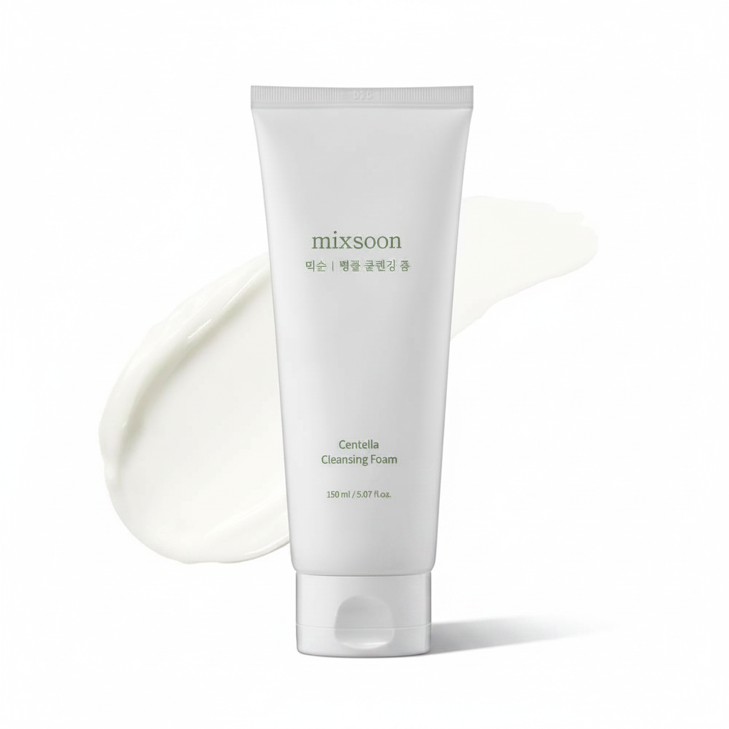 mixsoon Centella Cleansing Foam Face Wash with Cica, 150ml / 5.07 fl. oz.