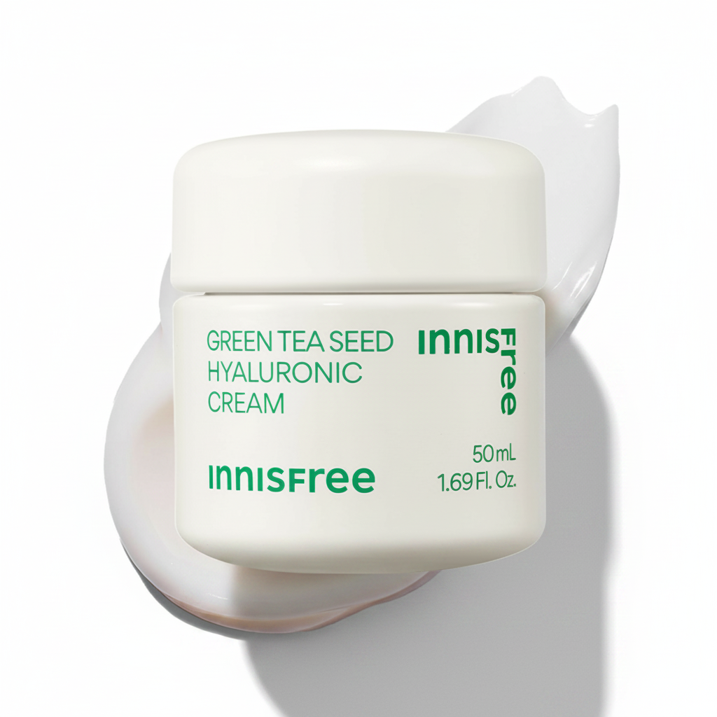 innisfree Green Tea Seed Hyaluronic Acid Cream, 1.69 oz. / 50 ml