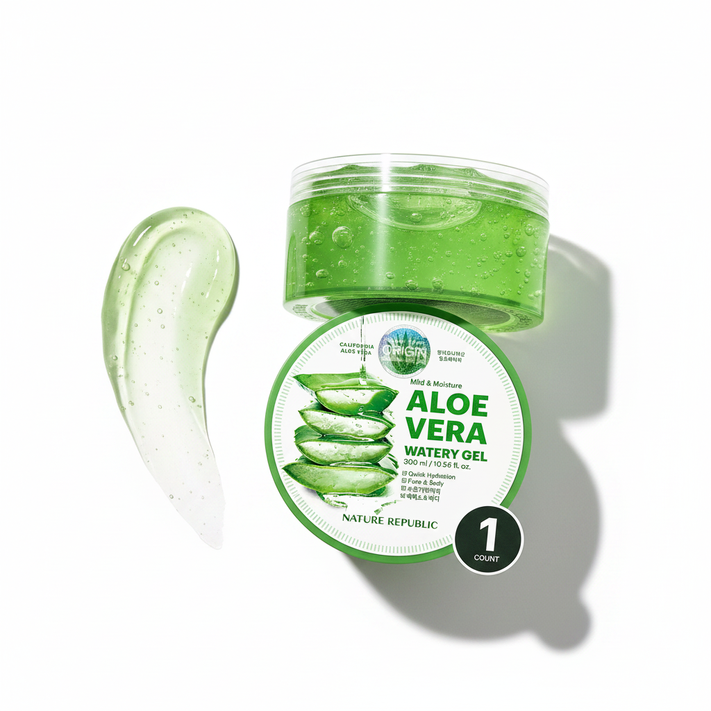 Nature Republic Mild & Moisture Aloe Vera Watery Gel (1 PCS)