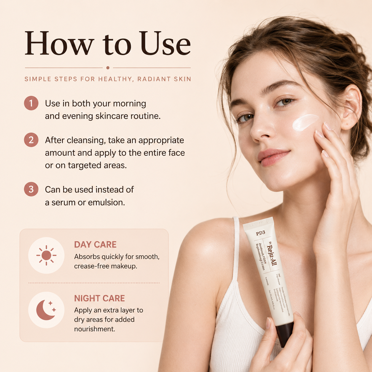 Dr. Reju-All Advanced PDRN Rejuvenating Cream, 0.7 Fl Oz