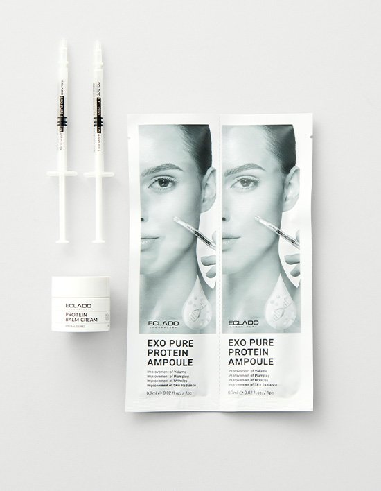 美容液 ECLADO  Exo-Protein Ampoule 50ml ECLADO EXO Protein Ampoule Filling Shot 0.7ml x 2 – KPTOWN