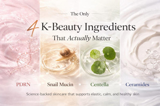 The Only 4 K-Beauty Ingredients That Actually Matter: PDRN, Snail Mucin, Centella, and Ceramides