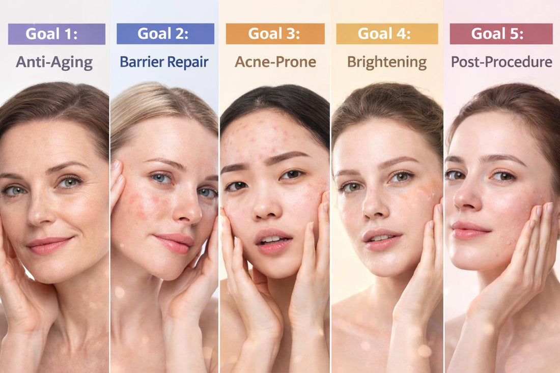 Build Your Skincare Routine Based on Your Skin Goal
