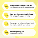 beplain Lemon C Glutathione Brightening Pad (70 Pads / 4.4 Fl.Oz / 130ml)