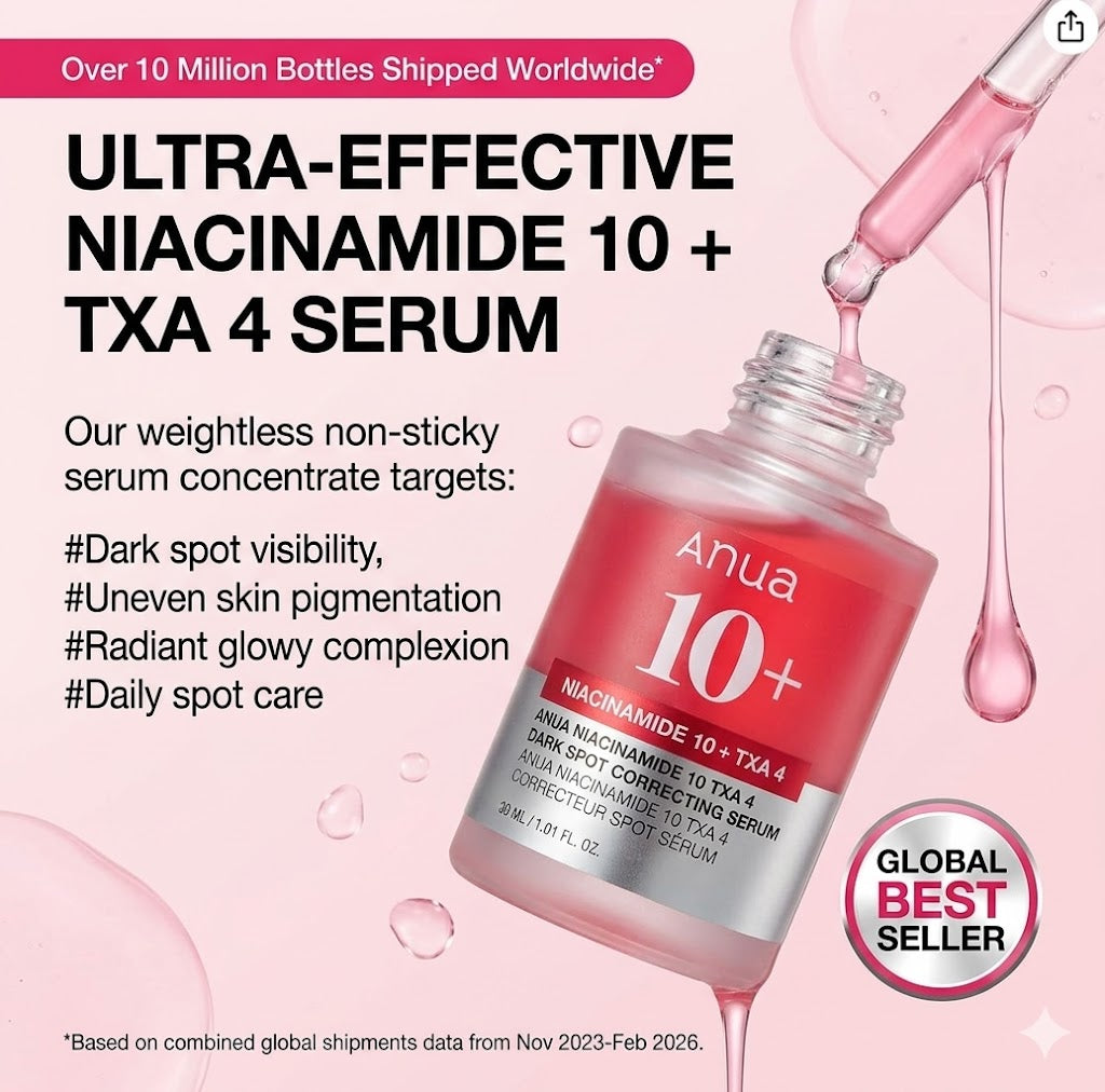 Anua Niacinamide 10 + TXA 4 Serum(30ml/1.01 fl.oz)