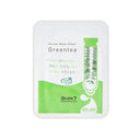Green tea sheet mask, moisturizing and soothing pack