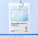 SKIN627 Hyaluron With Cica Toner Pads 10 Pads