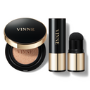 VINNE Young-Looking Makeup 2-Piece Set (Essence Radiance Cushion SPF50+ PA++++ + Hair Cushion Stick)