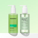 Veganifect Green Barley LHA Cleansing Oil & Gel Cleanser Set (Cleansing Oil 205ml + Gel Cleanser 205ml)