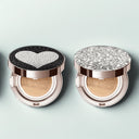 Style 71 Mist Cushion Crystal Heart No. 21 + Silver Diamond Glitter No. 21 Set (2 Items)
