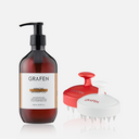 Grafen Hinoki Hair Loss Relief Shampoo 500ml & Edge Finger Brush Set