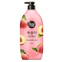 Kind Tan's Refreshing Large Capacity Body Cleanser, Gentle Pump-Type Peach Body Wash, Daily Peach Body Wash