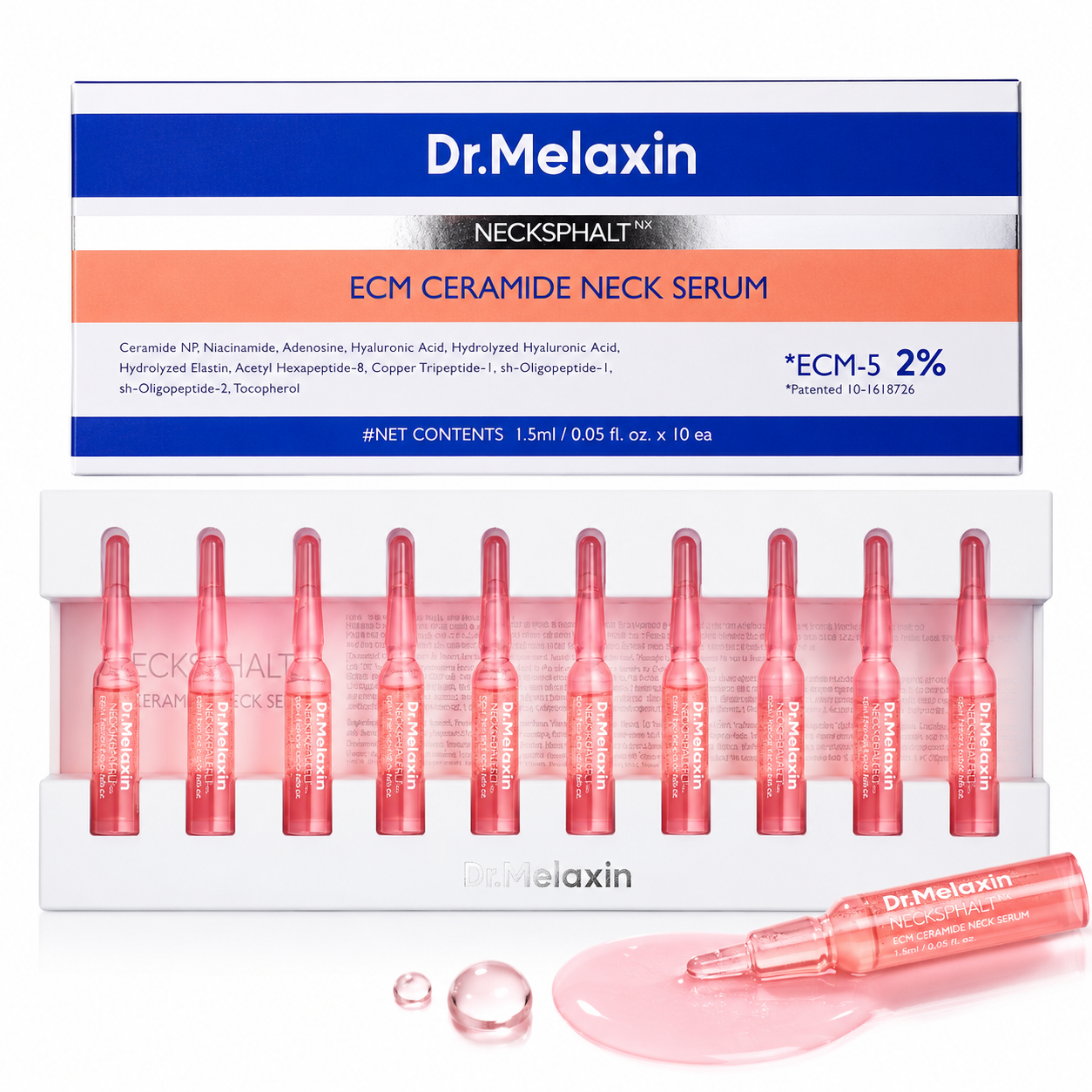Dr.Melaxin Necksphalt ECM Barrier Ampoule, 1.5ml*10ea