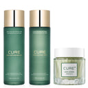 Kim Jeong Moon Aloe CURE Hydra Soothing Emulsion 130ml + Toner 130ml + CURE Anti-aging Cream S 50g
