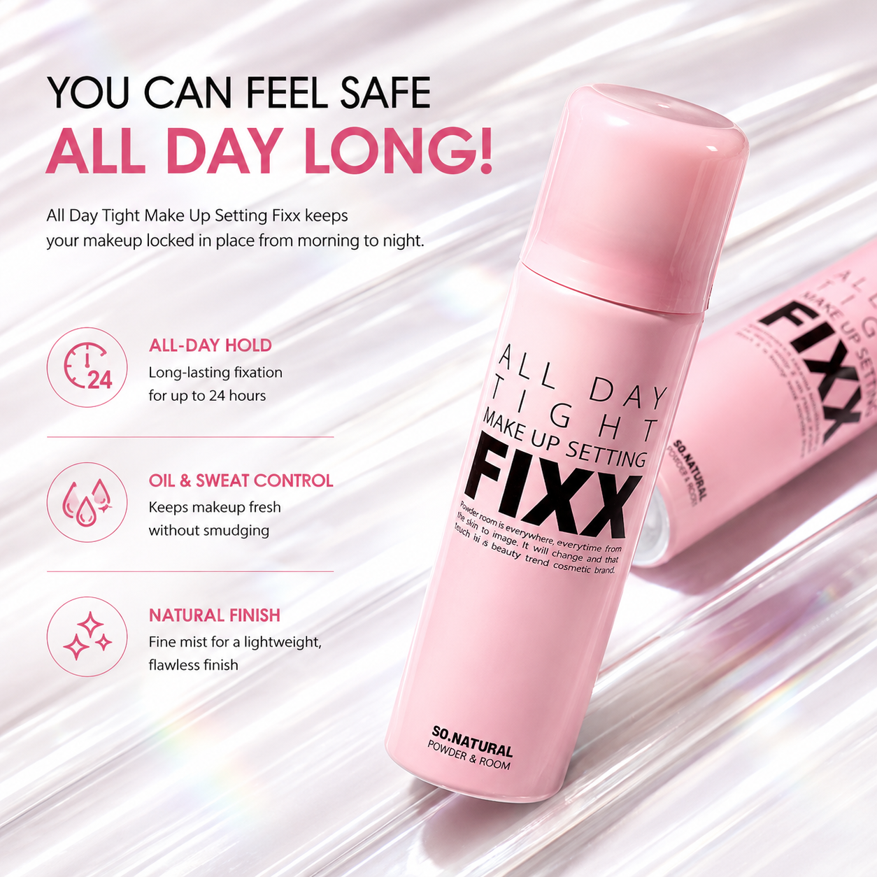 SONATURAL All Day Tight Make Up Setting Fixer 2.53 fl oz