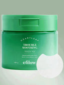 efilow Houttuynia Cordata Hyalusica Trouble Calming Skin Toner Pads 100 pads x 2