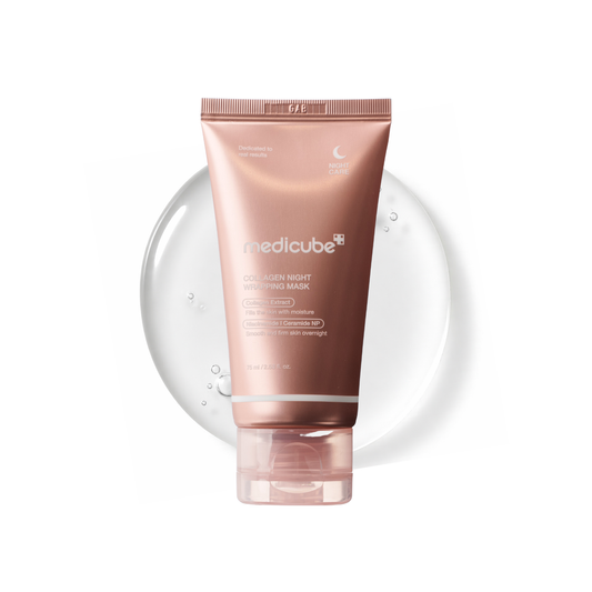 medicube Collagen Overnight Wrapping Peel Off Facial Mask Pack (2.53 Fl.Oz/ 75ml)