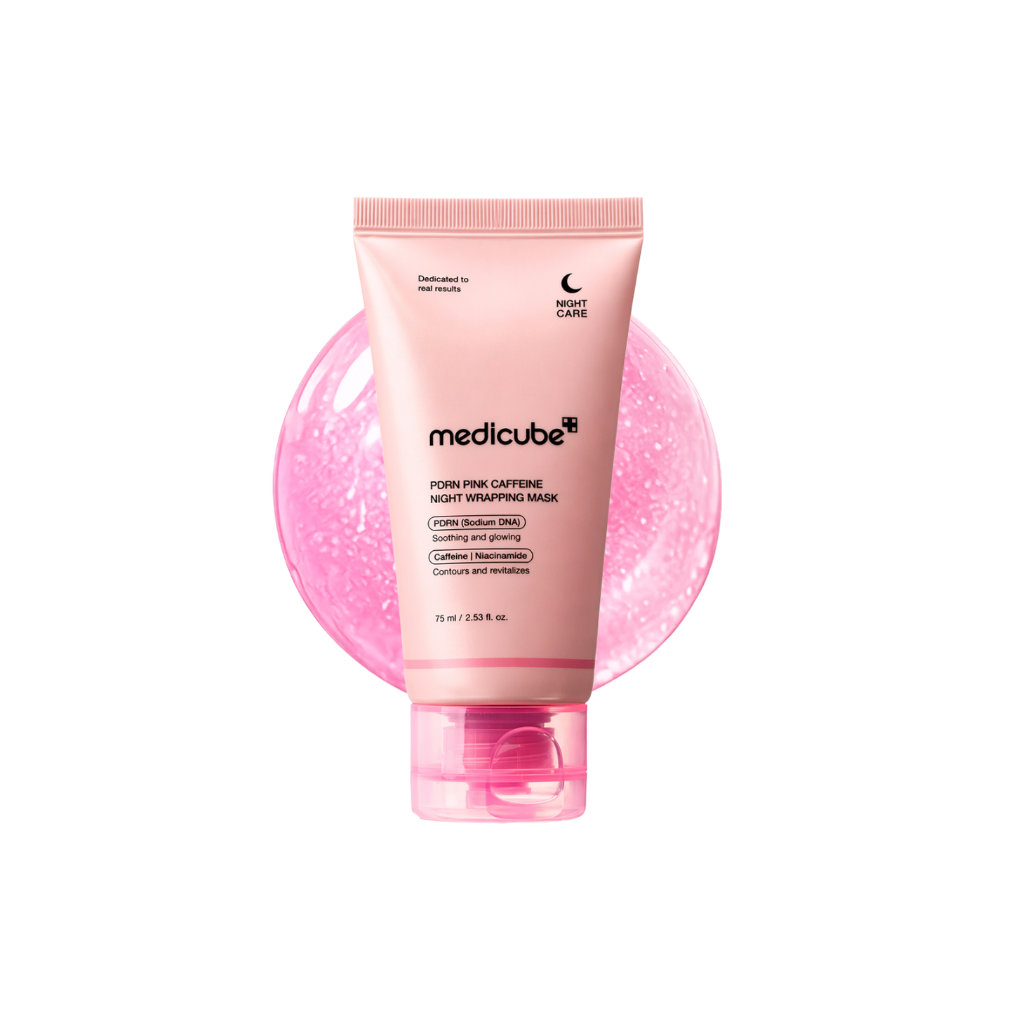 medicube Wrapping Mask PDRN Caffeine Overnight Peel Off Facial Mask