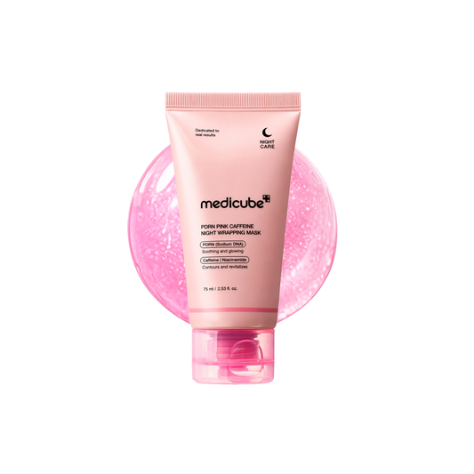medicube Wrapping Mask PDRN Caffeine Overnight Peel Off Facial Mask