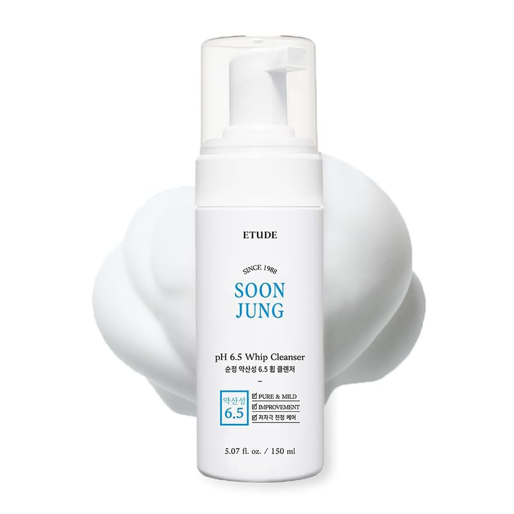 ETUDE SoonJung Limpiador Facial en Batido pH 6.5 (5.07 onzas líquidas) 