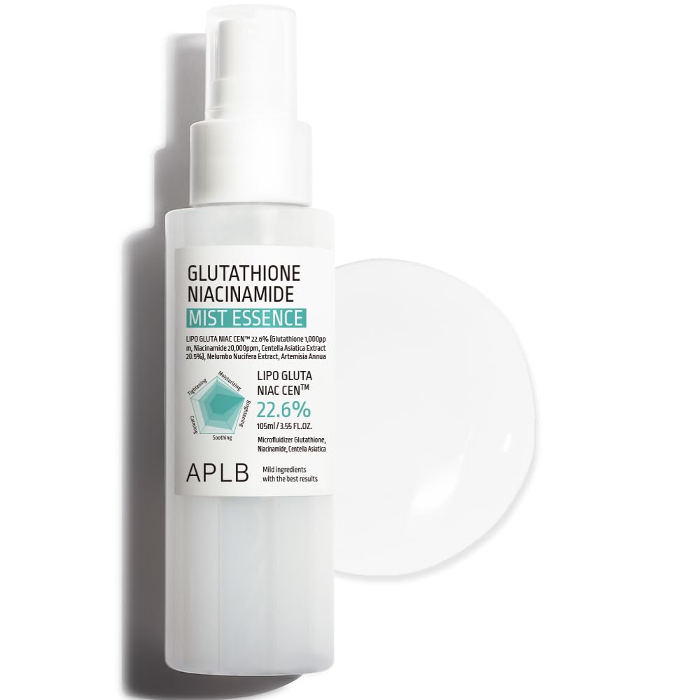APLB Glutathione Niacinamide Mist Essence (3.55 Fl.Oz/ 105ml)