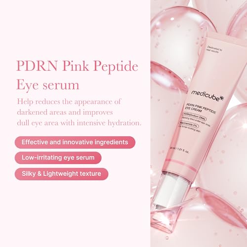 medicube Eye Serum with Salmon DNA PDRN & Pink Peptides, 1.01 fl.oz