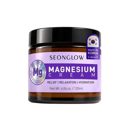 Seonglow Magnesium Cream for Sleep & Leg Cramps 4.06 Fl Oz