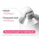 TOSOWOONG Arbutin 7% + Tranexamic Acid 4% Cream, 50ml, 1.69 fl.oz.